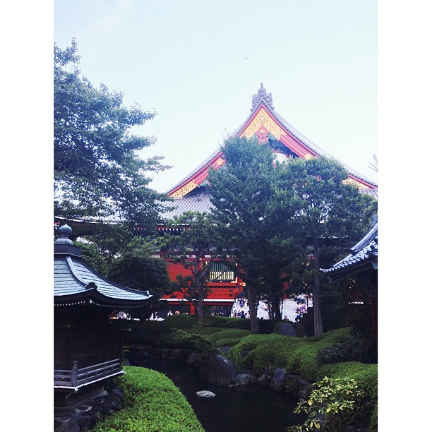 Enjoying a summer festival next to Senso-ji. Magical. #19daysinjapan