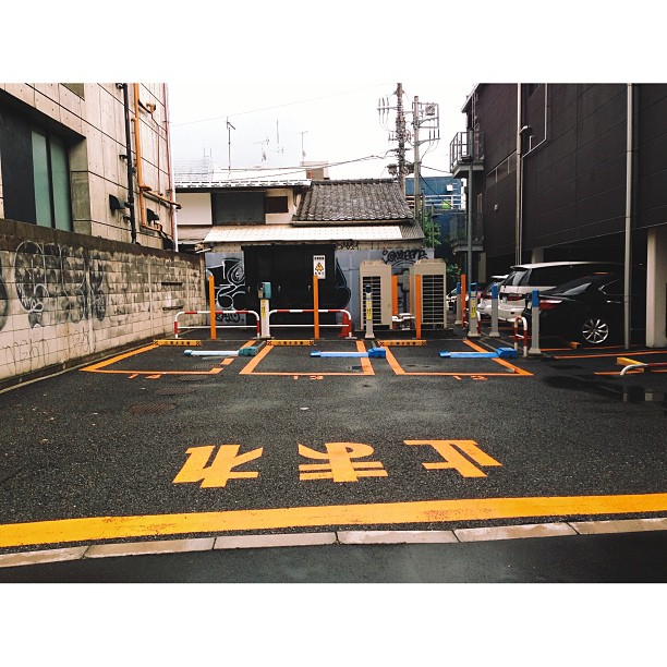 Parking in Japan comes in small packages #19daysinjapan