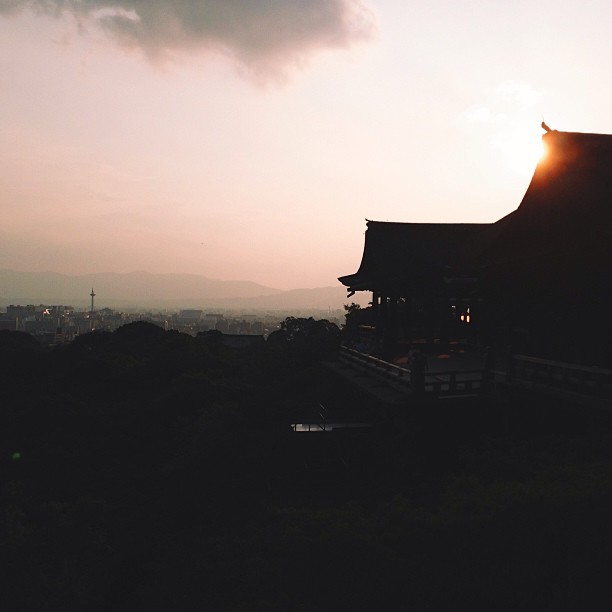 End of day in Kiyomizu #19daysinjapan